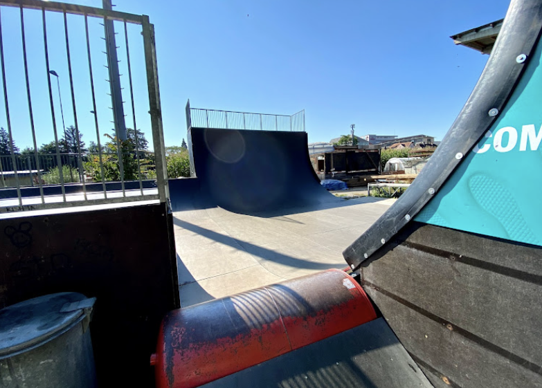 Backyard skatepark